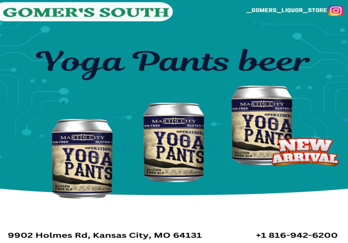 Yoga Pants beer is available in Kansas City, MO