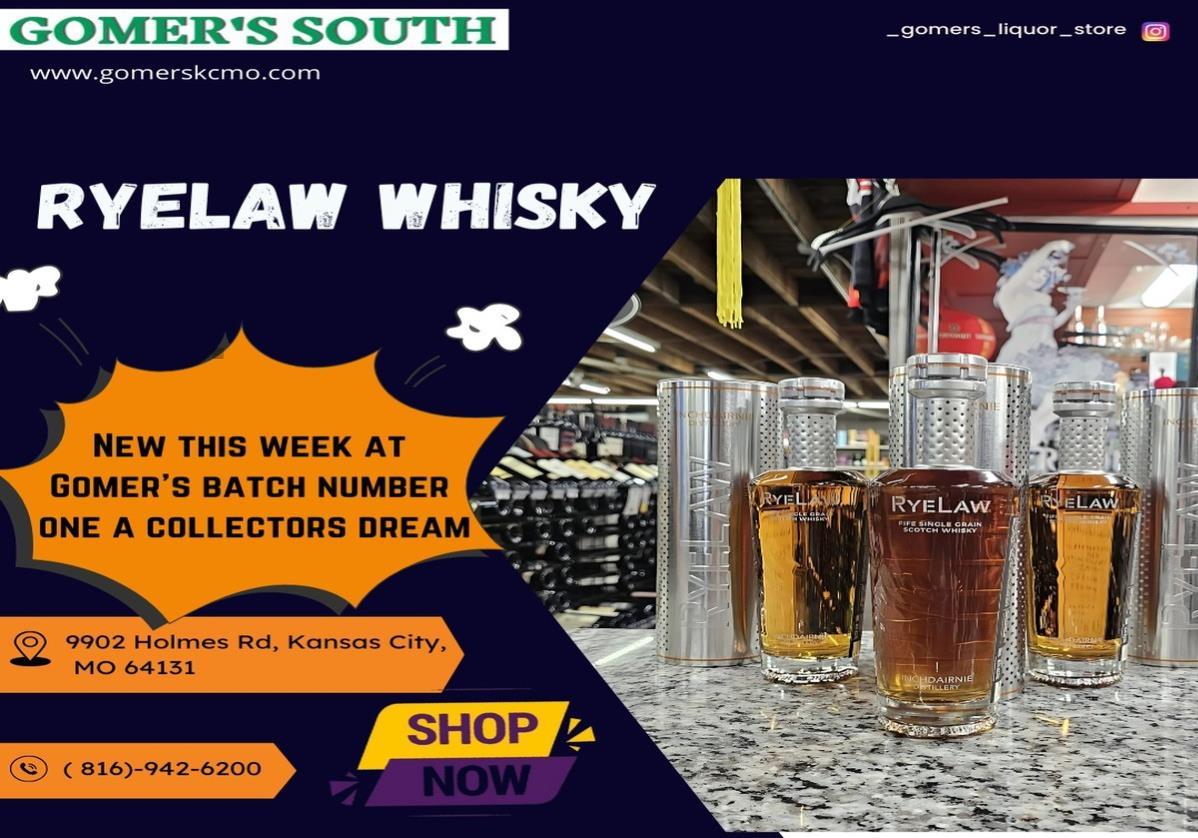 Ryelaw Whisky available in Kansas City, MO