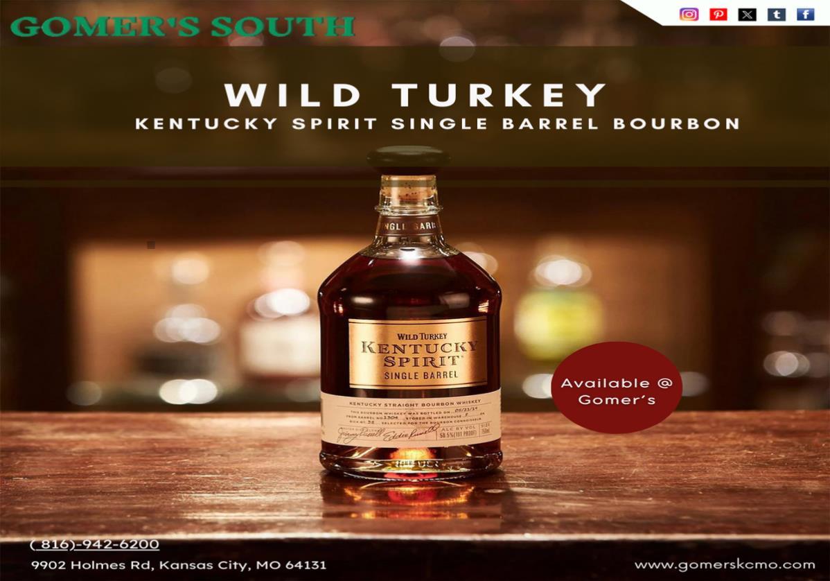 Wild Turkey Kentucky Spirit Single Barrel Bourbon available in Kansas City 